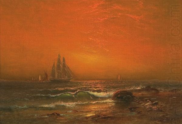 Robert Swain Gifford Sunset oil painting picture